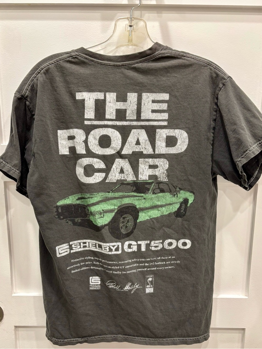 Shelby Charcoal Short-Sleeve Cobra GT500 Logo Tee - Picture 4 of 4